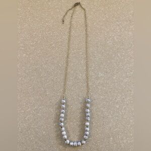 Universal Thread White Beaded Necklace